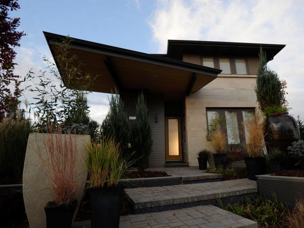 Modern Covered Patio With Landscaping and Hardscape Modern Covered Patio With Landscaping and Hardscape