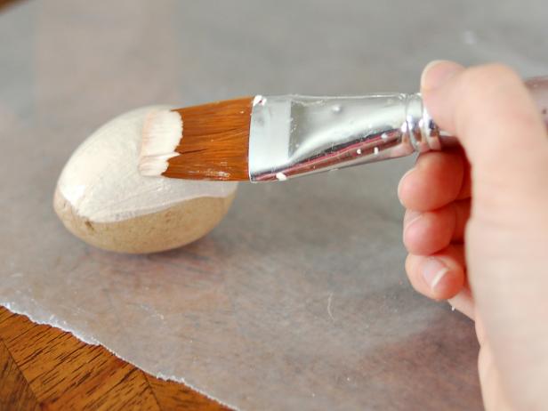 Wreath Creation Begins with Painting Eggs Wreath Creation Begins with Painting Eggs
