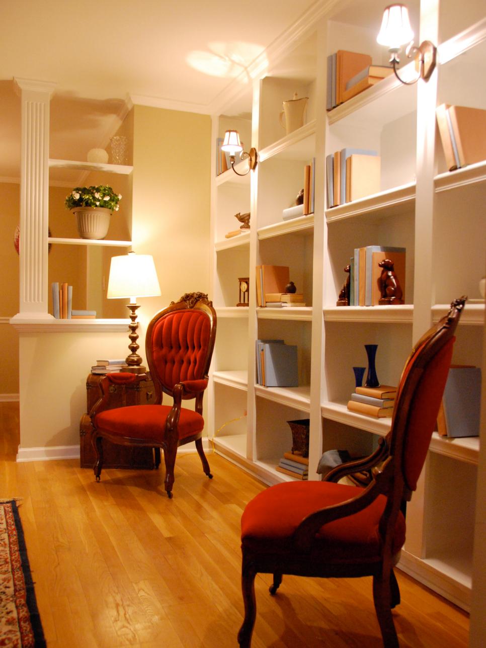 Functional and Stylish Wall-to-Wall Shelves | HGTV Functional and Stylish Wall-to-Wall Shelves | HGTV