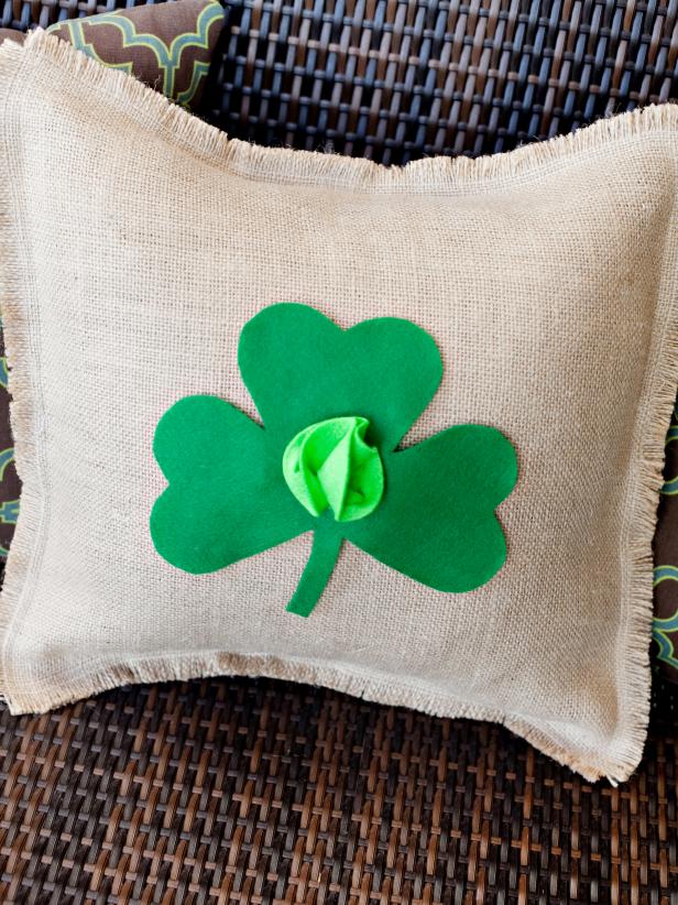 Shamrock Pillow Shamrock Pillow