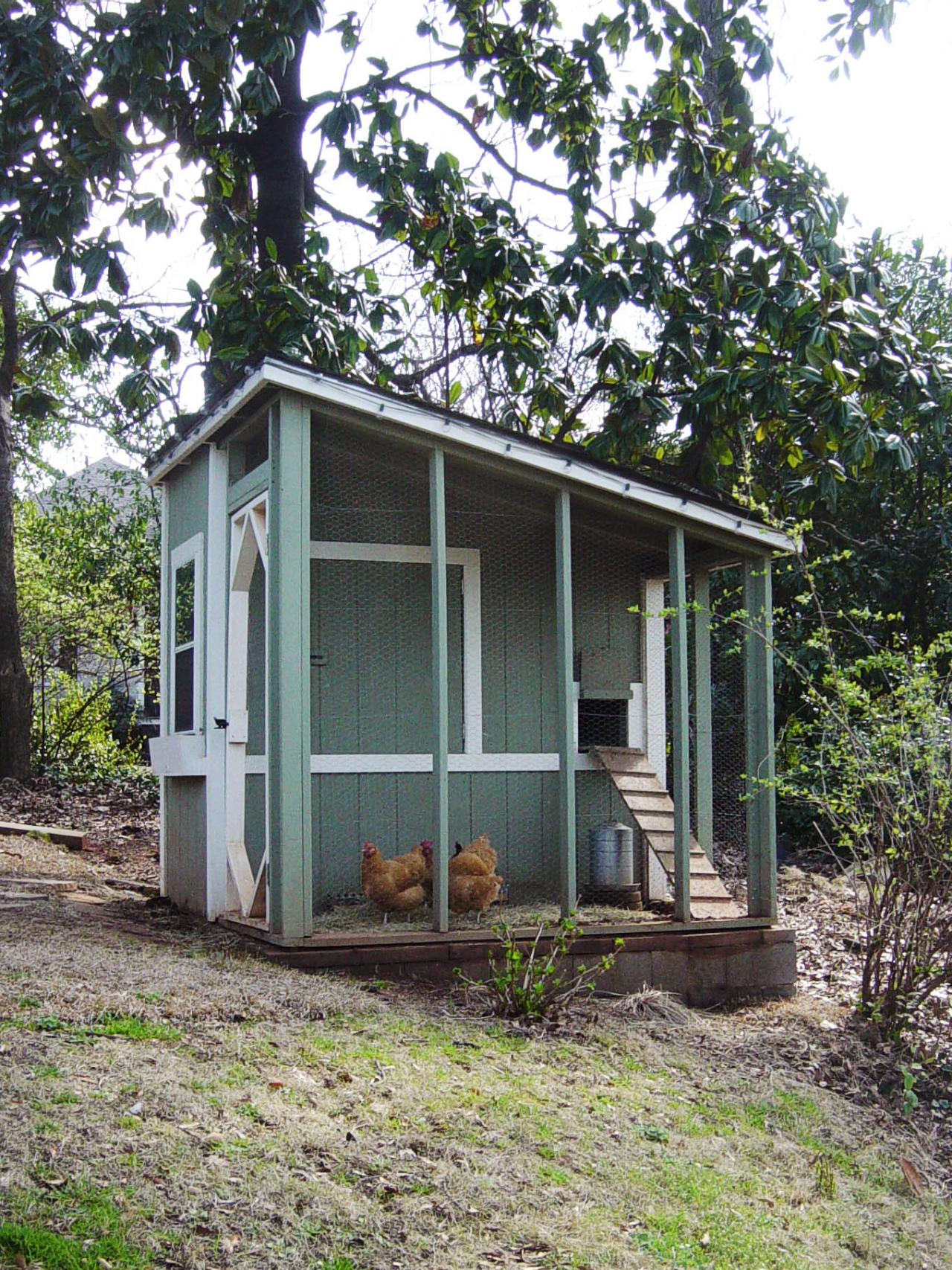 ... building a coop in the style of your own home like these bungalow