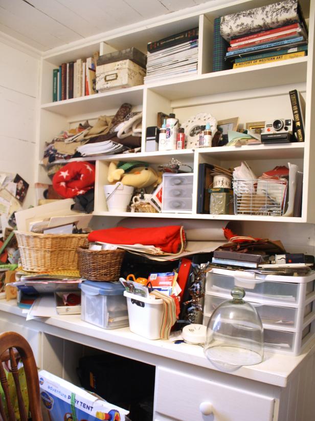 Overcrowded Shelving Unit