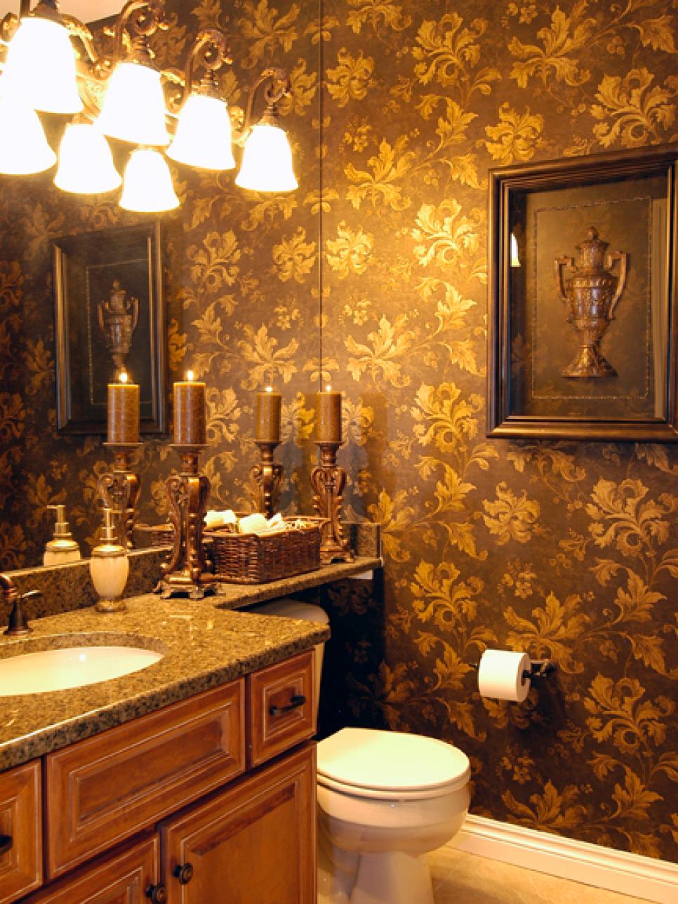 Brown Bathroom