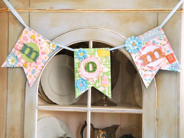 Mom Banner on Cabinet Mom Banner on Cabinet