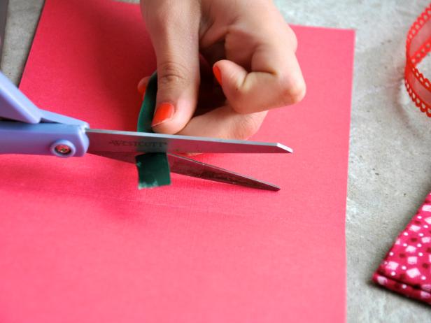 Homemade Holiday Card With Ribbon Homemade Holiday Card With Ribbon