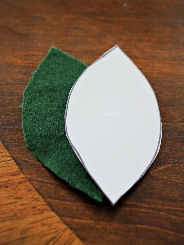 Green Leaves for Felt Flower Craft