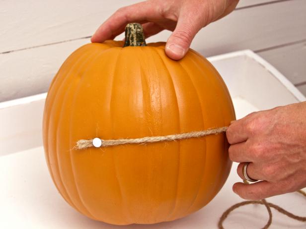 Pumpkin Candy Dish Step 1