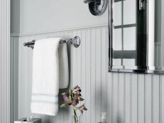 White Bathroom With Beadboard