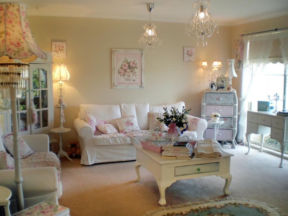 Shabby Chic Living Rooms HGTV