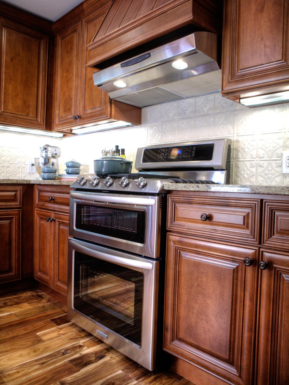Classy Dark Wood Kitchen Traditional Kitchen With Brown Cabinets