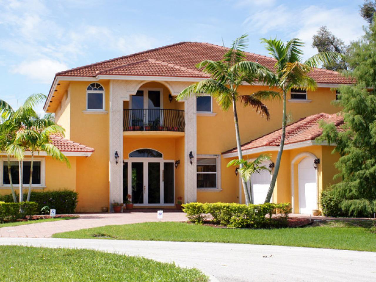 Yellow Exterior House Paint