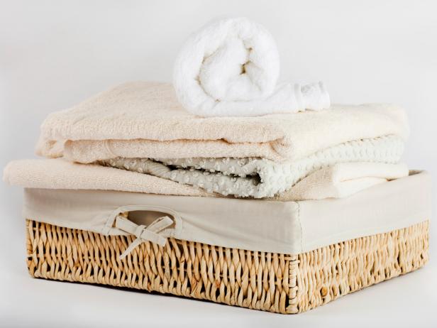 Wicker Laundry Basket With Linen Liner Wicker Laundry Basket With Linen Liner