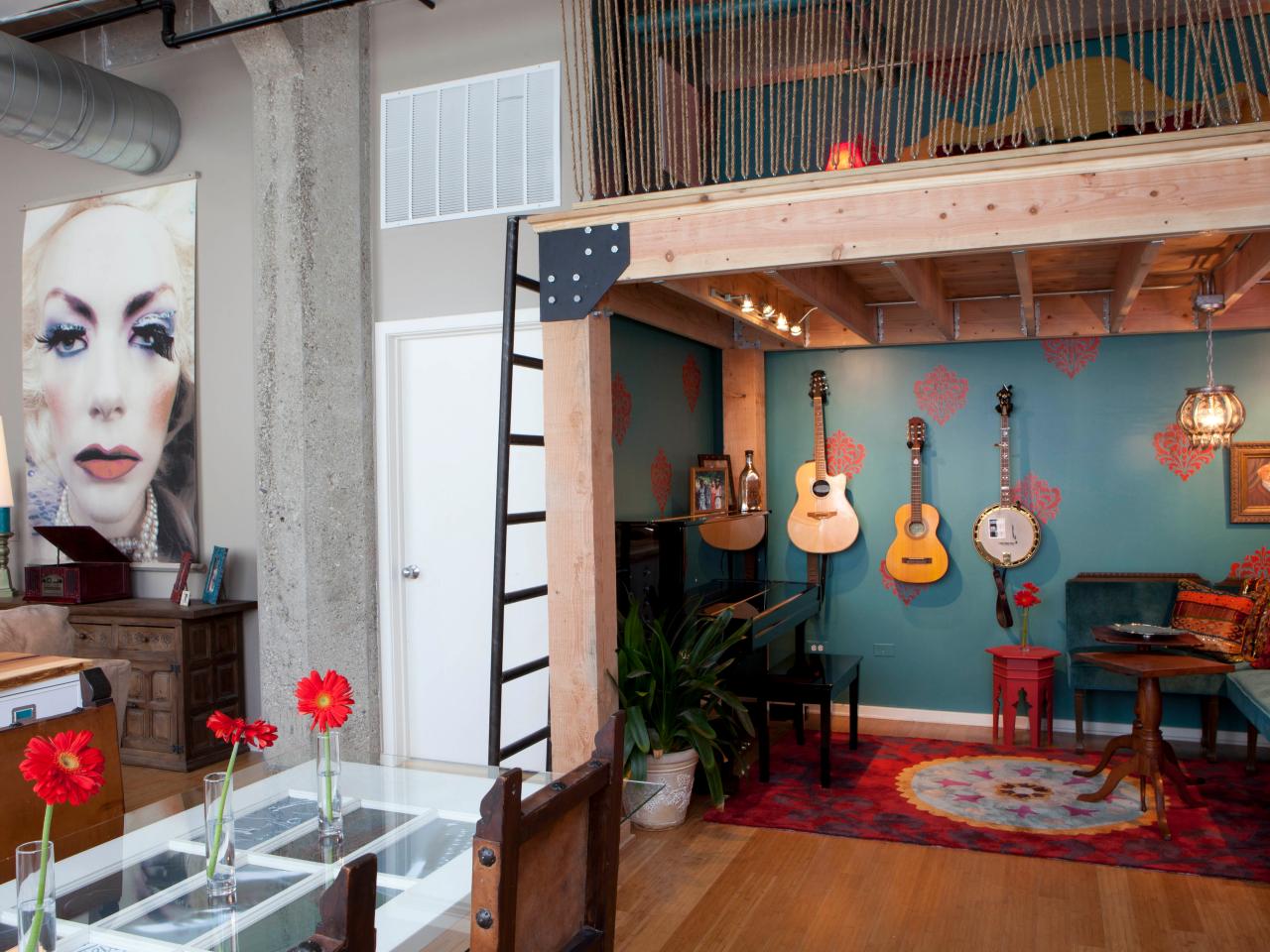 Bohemian loft apartment: bohemian loft california apartment of ...