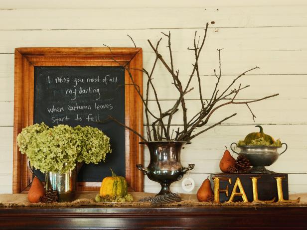 Entry Table With Fall Decor Entry Table With Fall Decor
