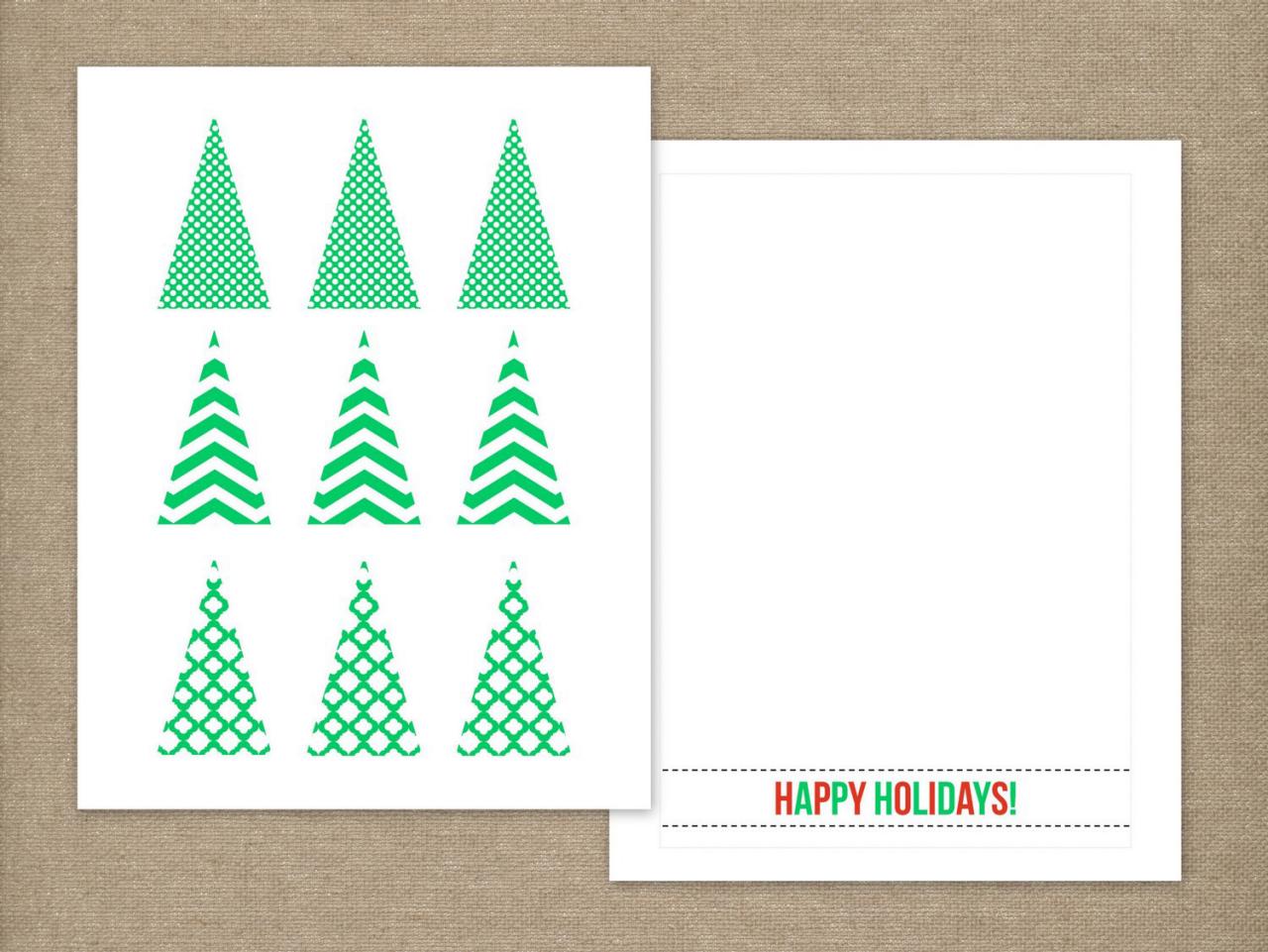 Diy Christmas Card Templates