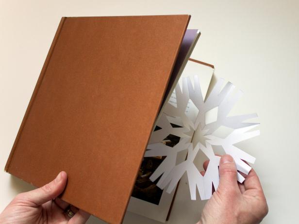 Flattening Paper Snowflakes Flattening Paper Snowflakes