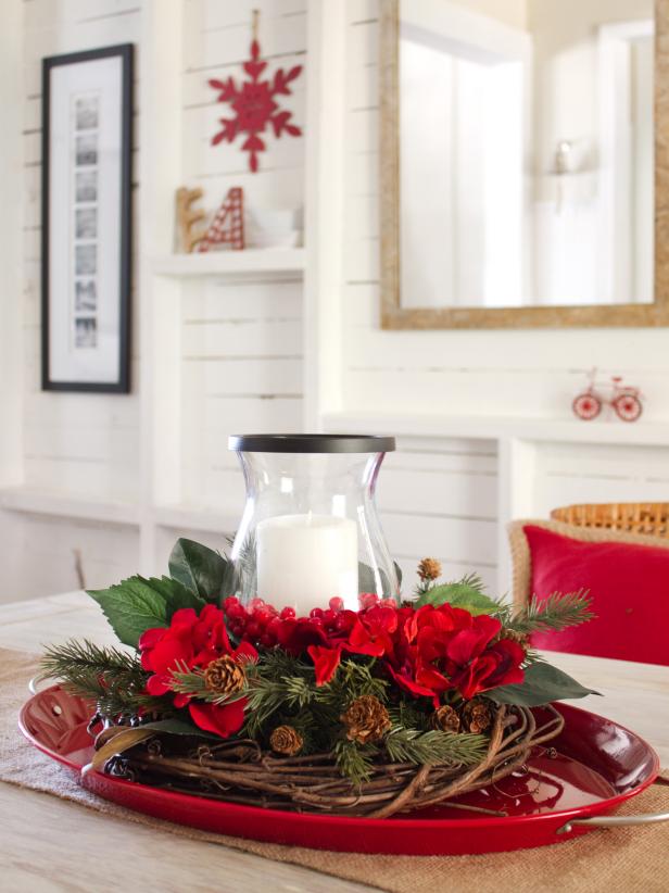 How to Make a Layered Holiday Centerpiece