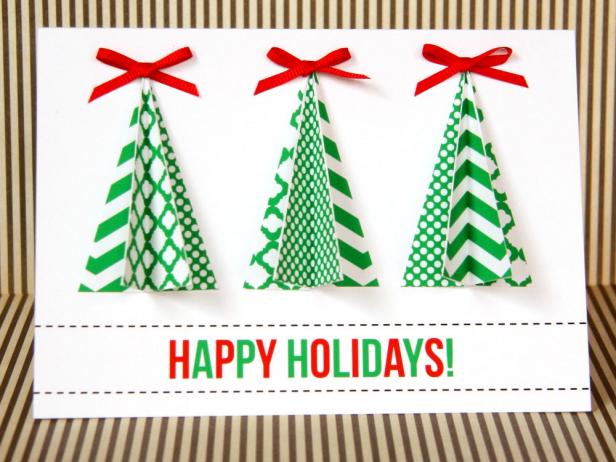 Create Your Own Handmade Christmas Tree Cards Create Your Own Handmade Christmas Tree Cards