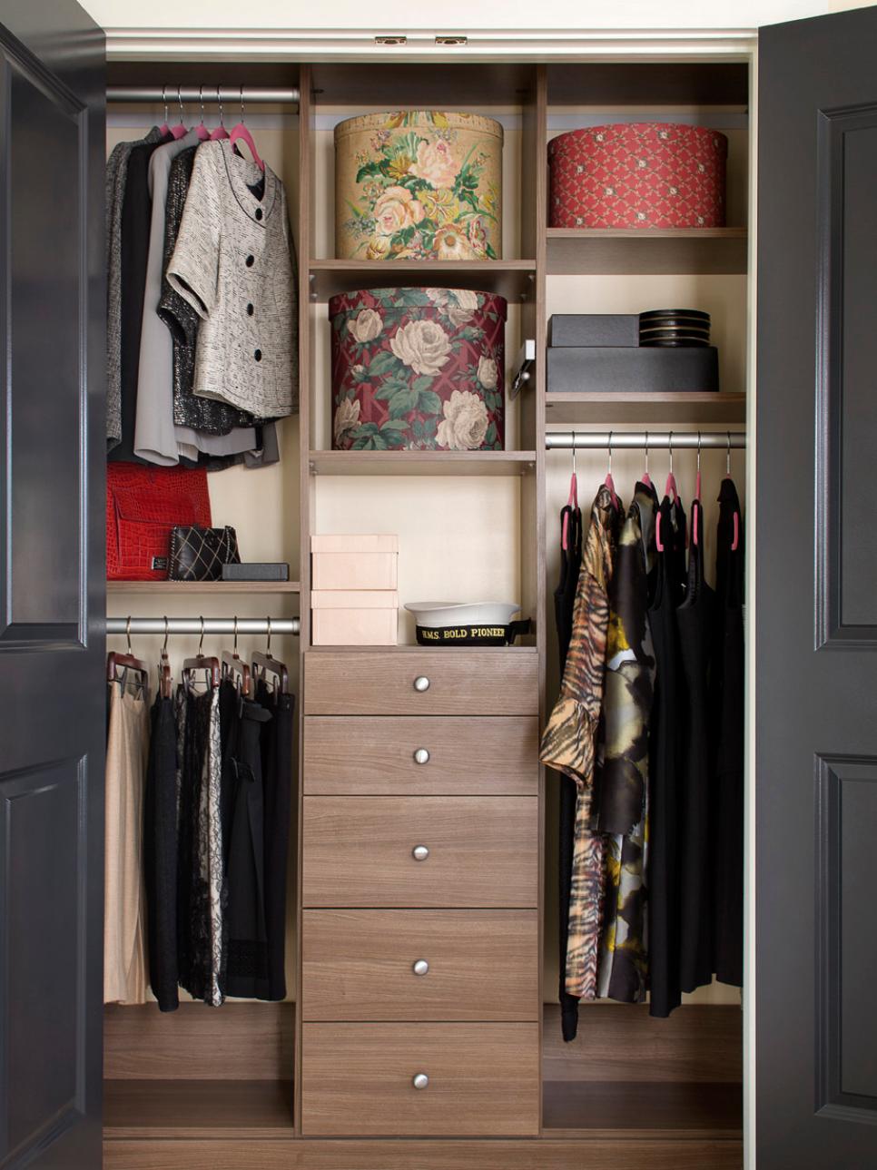 Organized Bedroom Closet