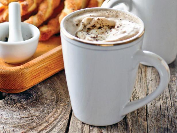Mexican Hot Chocolate in White Mug Mexican Hot Chocolate in White Mug