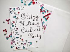 Party Invitations With Sequins