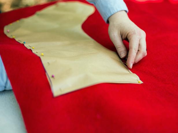 Cutting a Template onto Fabric Cutting a Template onto Fabric