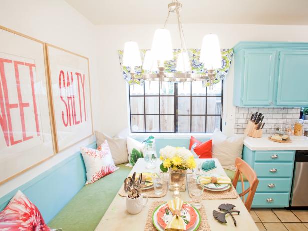 Bright, Open Blue Eating Nook Bright, Open Blue Eating Nook