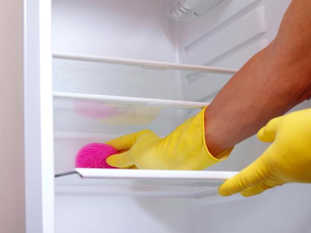 Cleaning Inside of a Refrigerator Cleaning Inside of a Refrigerator