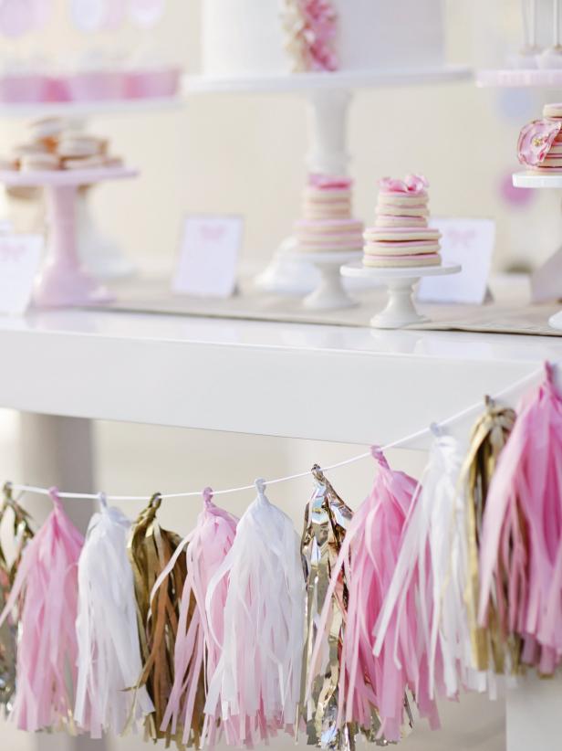 DIY Pink and Gold Tassel Garland DIY Pink and Gold Tassel Garland