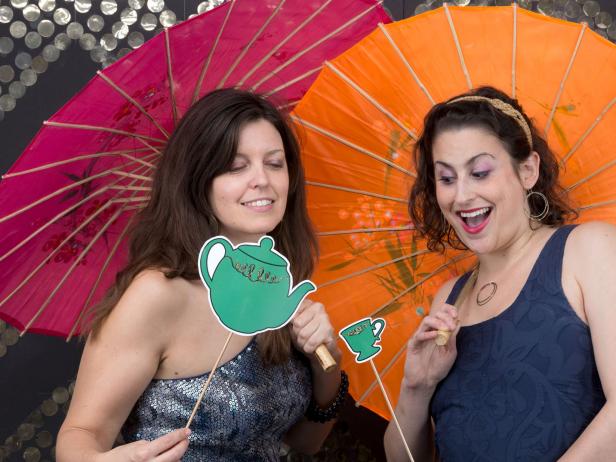 Then, let guests use their creativity to experiment with props and poses.