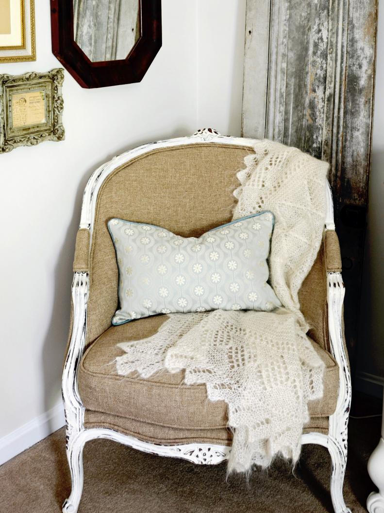 Vintage Bedroom Armchair