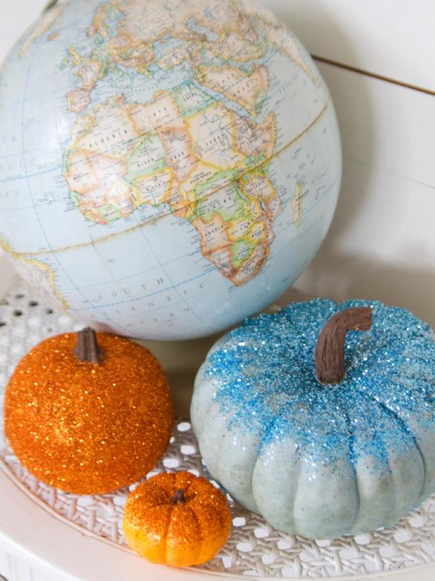 Glitter Pumpkins Glitter Pumpkins