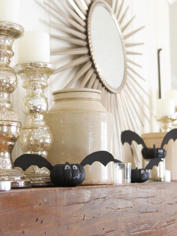 Mini Halloween Pumpkin Bats Mini Halloween Pumpkin Bats