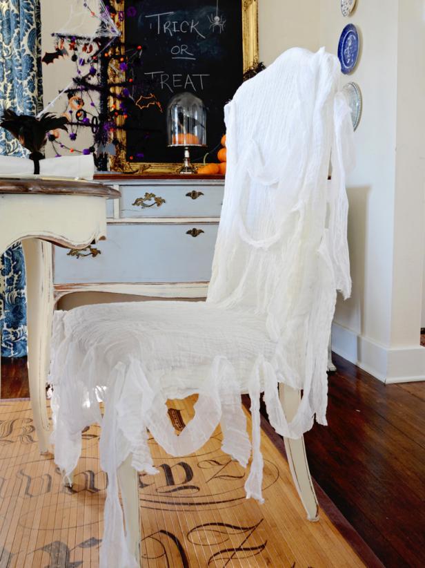 Ghostly Halloween Chair Ghostly Halloween Chair