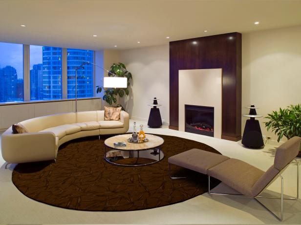 Living Room With Round Area Rug Living Room With Round Area Rug