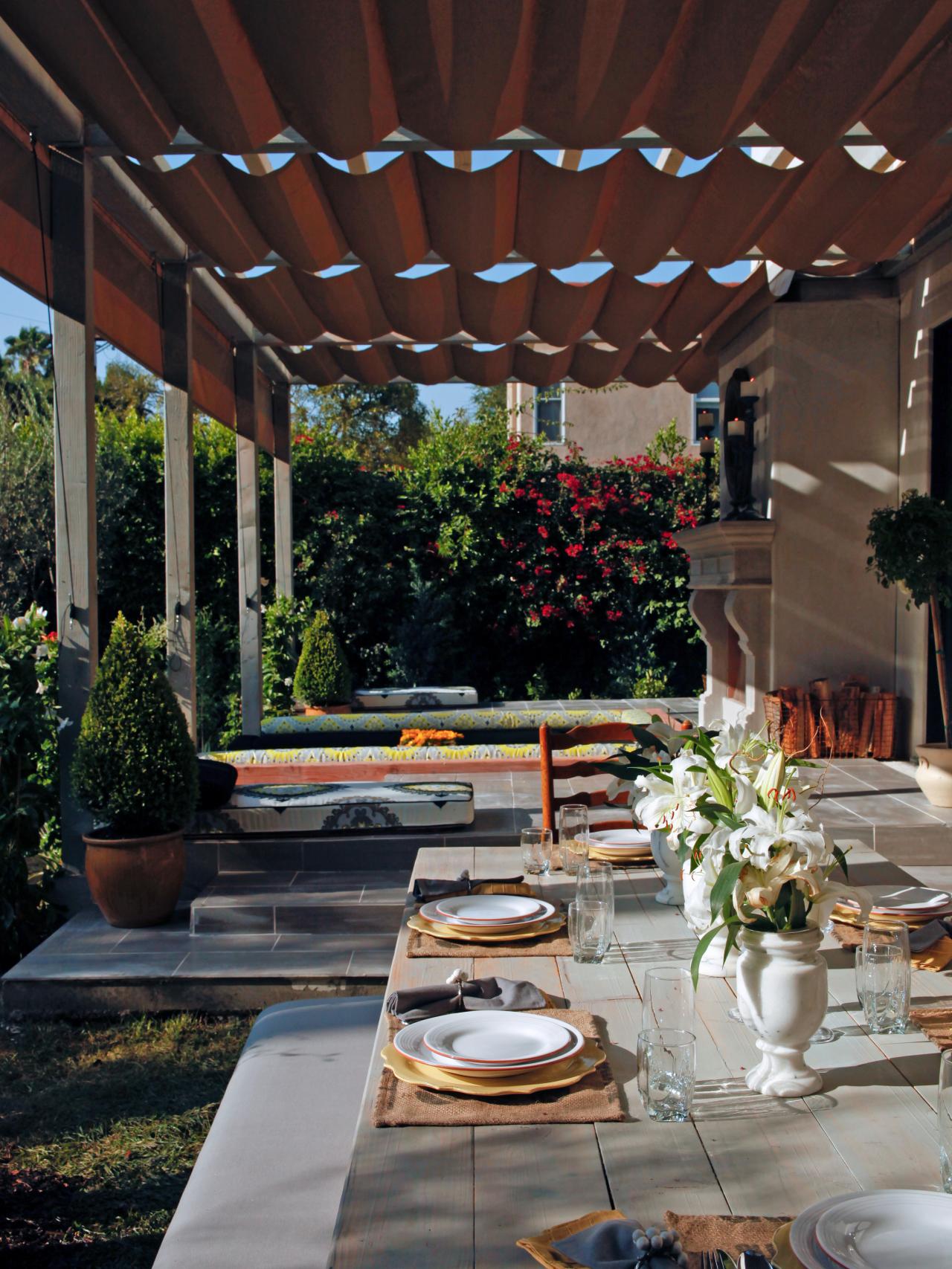 5 DIY Shade Ideas For Your Deck Or Patio HGTVs Decorating