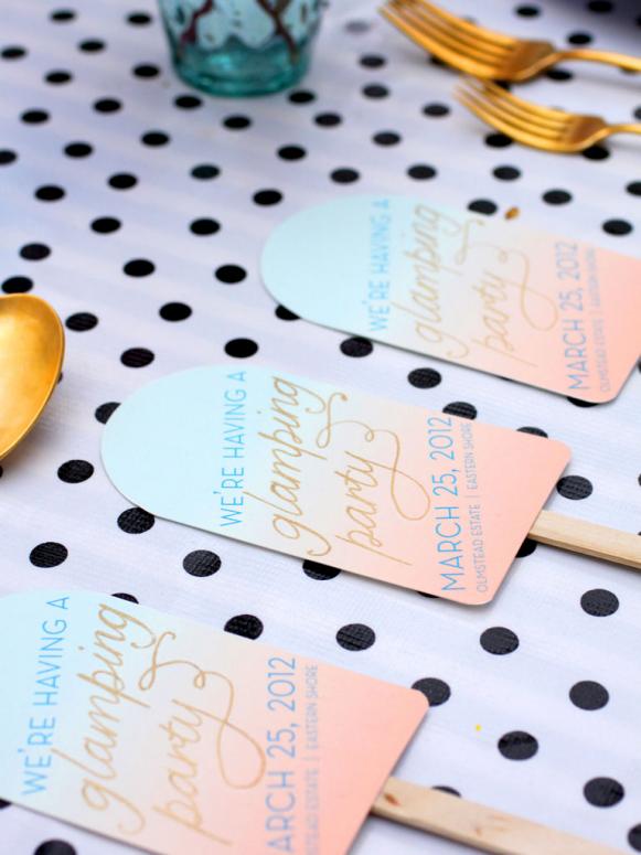 Luxury Camping Party Invitations Luxury Camping Party Invitations