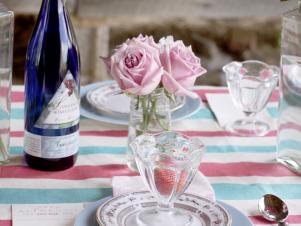 Strawberry Table Setting