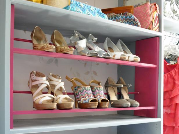 Painted Shoe Rack Painted Shoe Rack