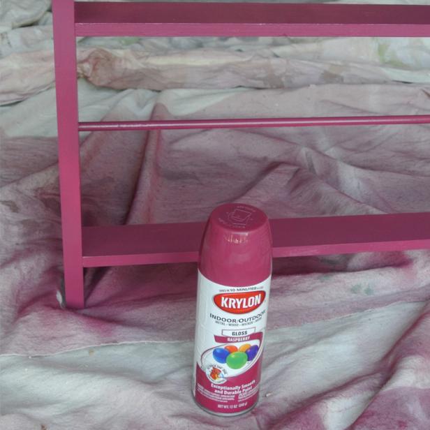 Spray Paint Your Shoe Rack Spray Paint Your Shoe Rack