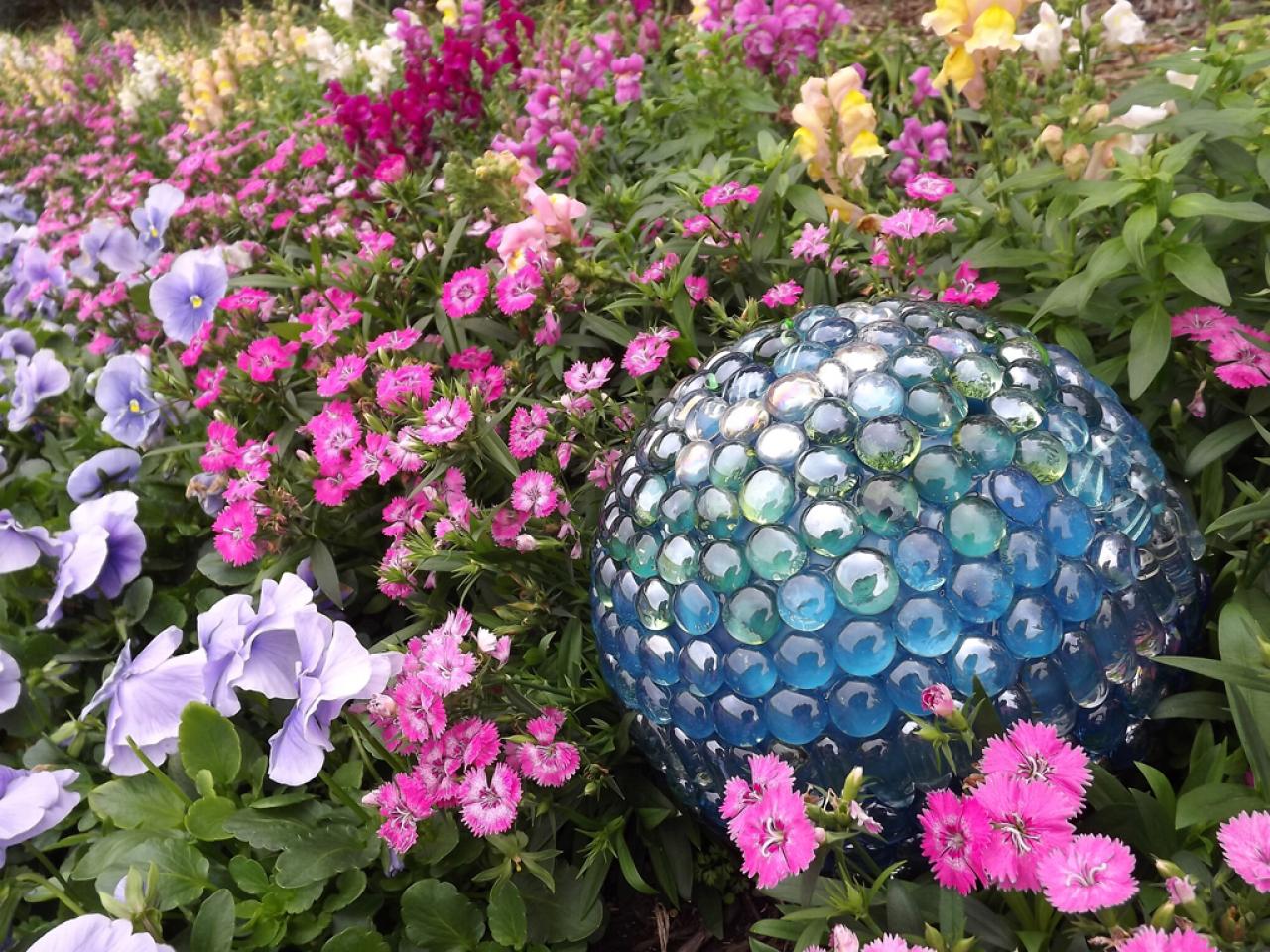 How to Make a Contemporary Garden Gazing Ball | HGTV