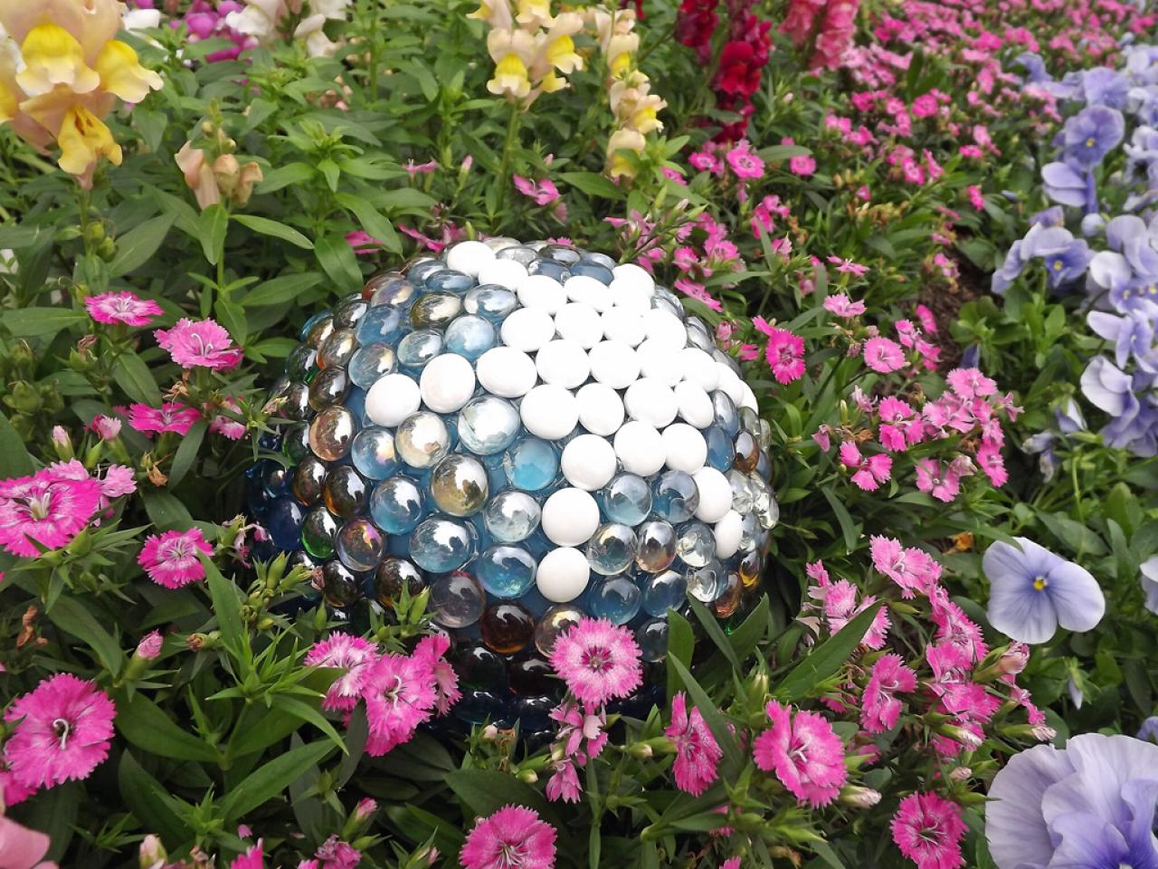 How to Make a Contemporary Garden Gazing Ball HGTV