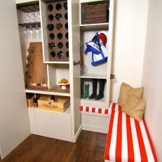 Sliding Shelf Units Provide Hidden Kitchen Storage