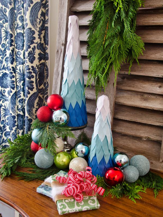 Ombre Tabletop Trees Ombre Tabletop Trees
