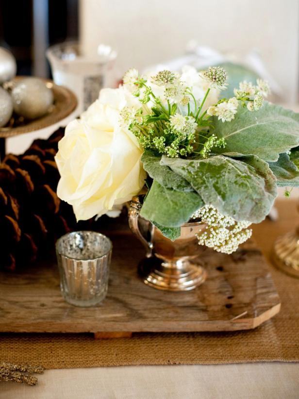 Wintry Garden Centerpiece Wintry Garden Centerpiece