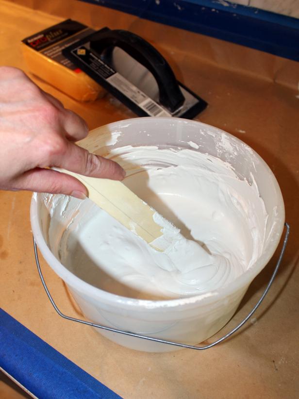 Mix Grout for Backsplash