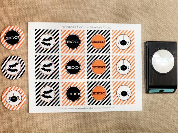 Printable Halloween Circle Punch-Outs Printable Halloween Circle Punch-Outs