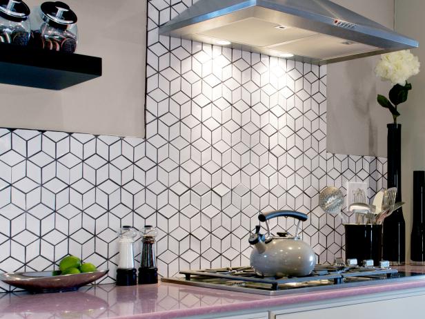 Diamond Backsplash Diamond Pattern Backsplash