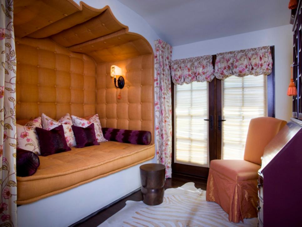 Purple Guest Bedroom by Lori Dennis