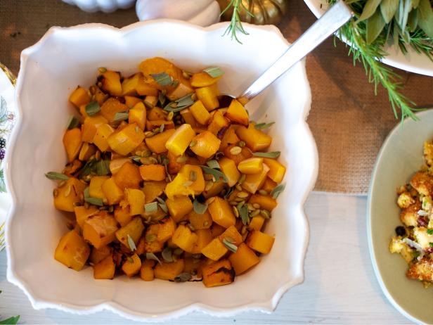 Roasted Butternut Squash With Toasted Pumpkin Seeds Roasted Butternut Squash With Toasted Pumpkin Seeds
